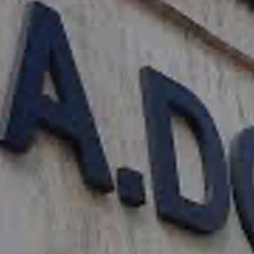 Lettre en PVC A.D